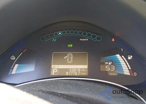2016 Nissan Leaf Sv z USA, uszkodzony, nr VIN 1N4BZ0CP7GC303668